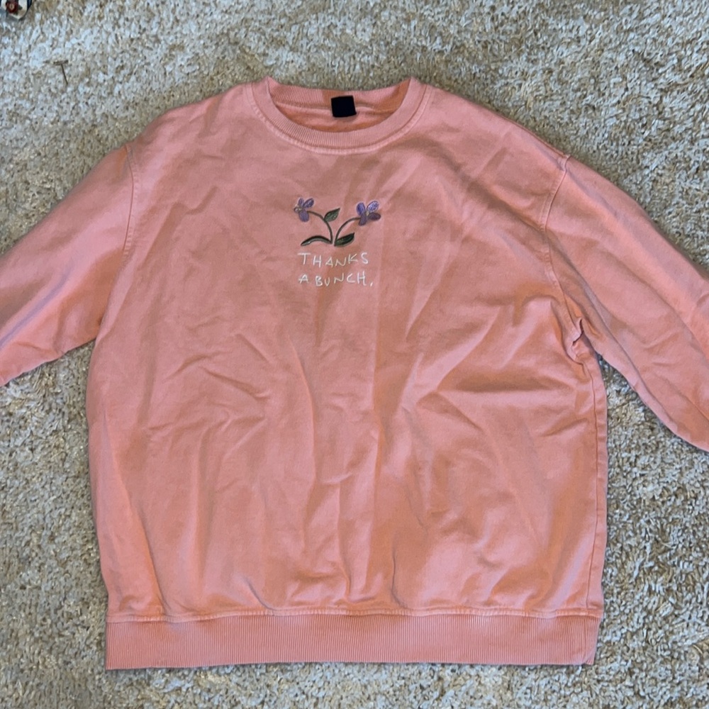 Urban Outfitters Thanks a bunch crewneck sweatshirt